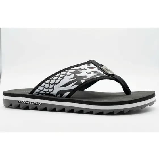 Chinelo Masculino Dragon Original Homem Casual Exclusivo Conforto Estilo Cada Passo Solado Tratorado