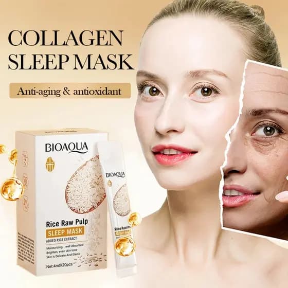 BIOAQUA Brightening and Anti-Aging Sleeping Mask (1/5/10/20 pieces) - Moisturizing, Brightening, Anti-Aging