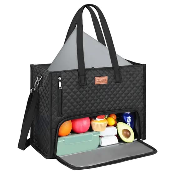 INSMEER Lancheira Termica 22L, Bolsa Térmica para Marmita para Trabalho, Acampamento ou Viagens