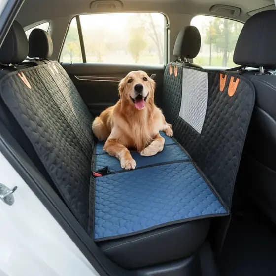 Capa de banco de carro Impermeável Banco Carro Pet Fundo Duro Melhor Suporte Versão Portátil