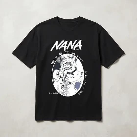 Homens Mulheres Mesmo Estilo Camiseta de Algodão Puro Osaki NANA Anime Rock Estilo Casual Estilo Confortável