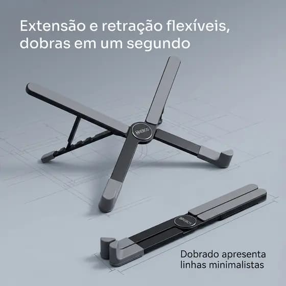 Suporte de computador de liga de alumínio portátil Multi-velocidade levantamento oco dissipação de calor Notebook Tablet