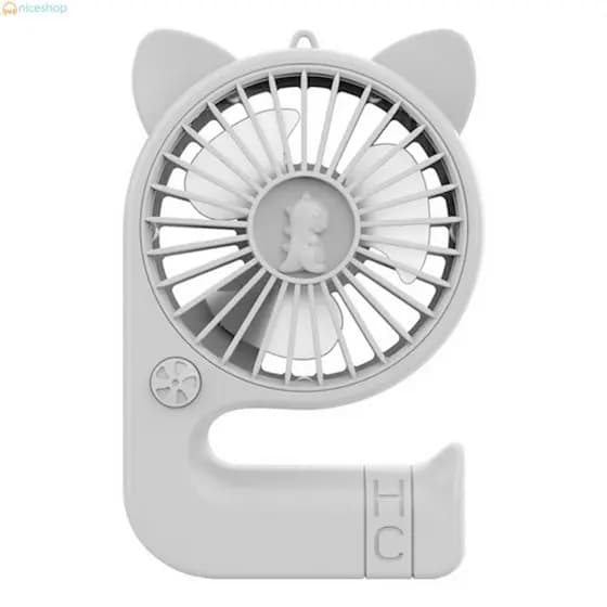 Ventilador De Mesa Com 3 Lâminas De Luz Noturna Mini Recarregável USB Presente Para O Dia De Ação De Graças Das Crianças