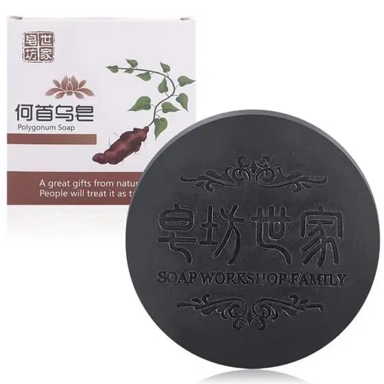 Barra de Shampoo Natural de Polygonum Multiflorum