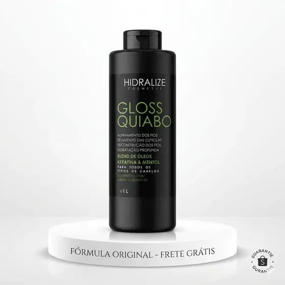 PROGESSIVA GLOSS QUIABO 1 LITRO - REDUDOR DE VOLUME MÁXIMO - HIDRALISE