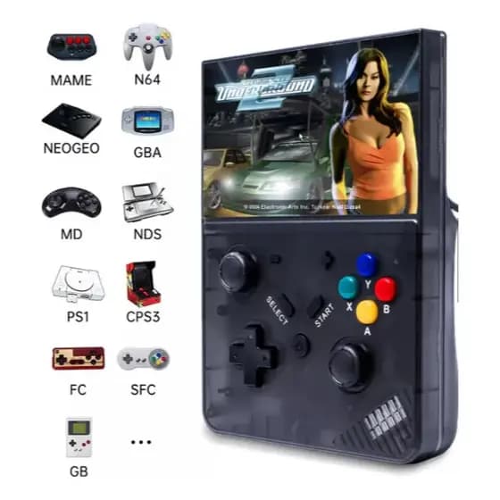 R43 Pro + Video Game Portatil 15.000 Jogos 64GB