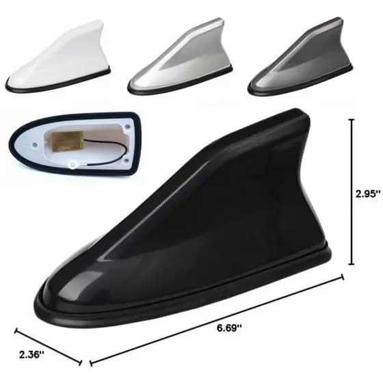 Antena Tubarao Shark Barbatana Universal Exter Carro Enfeite