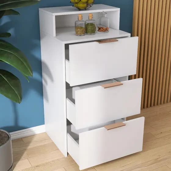 Gaveteiro Multiuso com 3 Gavetas para Quarto