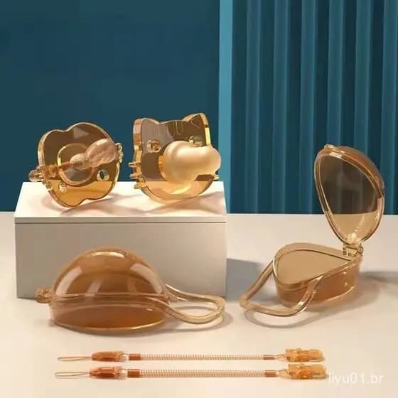 0-3 Anos De Idade Recém-Nascido Pacifier Bebê Super Macio Imitação Leite Materno Silicone Sem Bisfenol Um Uso Noturno Ca
