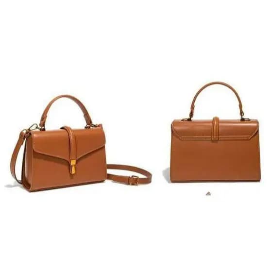 Bolsa Feminina Elegante de Mão e Ombro - Design Luxo em Couro PU com Alça Removível