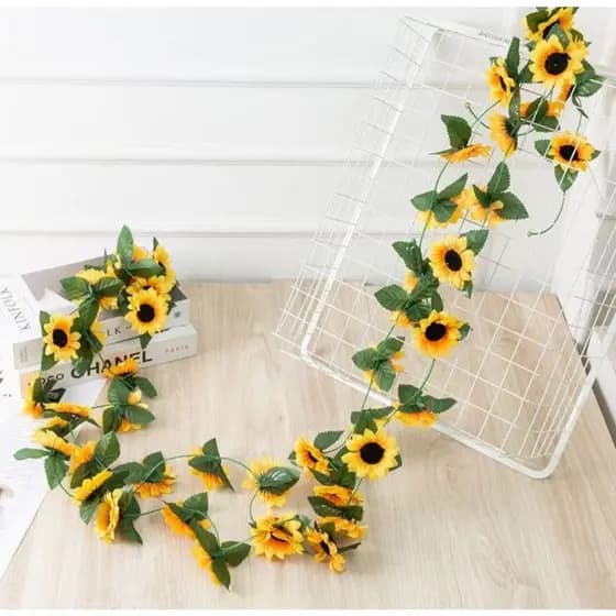 4 Metros de cordão corrente artificial Girassol Casamentos decoração decorar