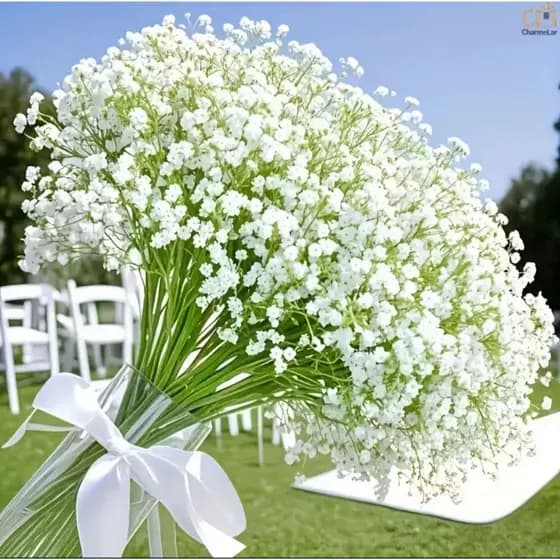 Kit 2 Galhos De 60cm Artificial Flores Complemento Mosquitinho linda