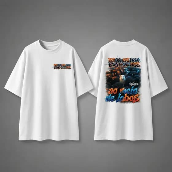 Camisa Camiseta Oversaized 100% Algodão De Boa Qualidade Estampado Blusa Streetwear Envio Imediato