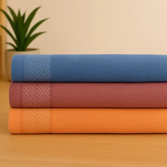 KIT com 3 Toalhas de Banho 100% Algodão 65x120cm – Alta Absorção e Secagem Rápida