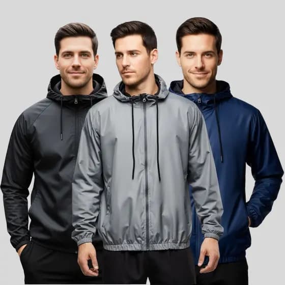 Kit 3 ou 2 Jaquetas Corta Vento Masculina Inverno