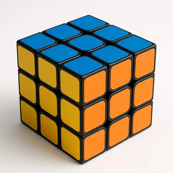 Cubo Mágico 3x3 Diversão Raciocínio Lógico - Brinquedo Educativo Anti Stress