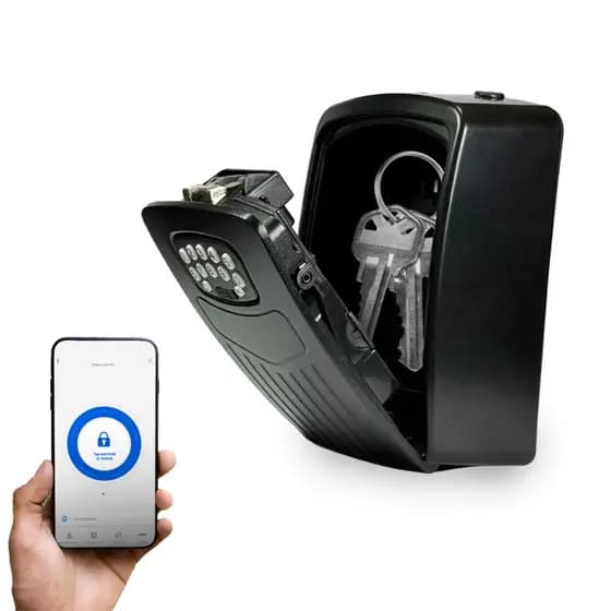 Porta Chaves Guarda Chaves Com Senha Acesso Remoto Chaveiro Preto
