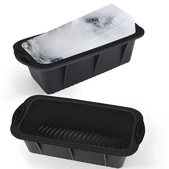 Forma de Gelo em Silicone Premium, Molde para Blocos Grandes, para Banhos Terapêuticos e Bebidas Unidade