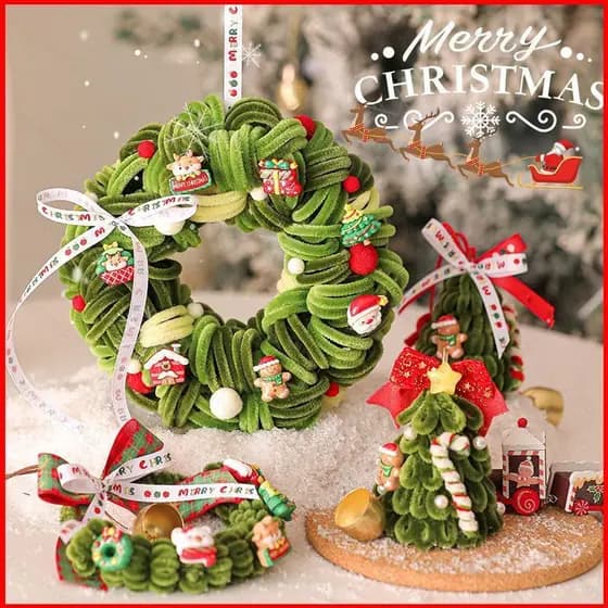 BH2 Natal Papai Noel Elk Grinalda Cena Decoração Árvore De Sino Porta Pingente Atmosfera De Casa HB2