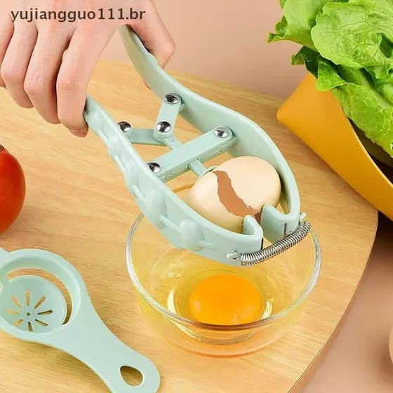 # Novo Criativo Separador De Ovo Cru Topper Cortador Abridor De Casca Boca Rápida Nova Cozinha Cozinhar Gadget Ferrament