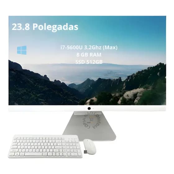 Computador All In One I7 Tela 23.8 Ssd 512gb + Teclado Mouse