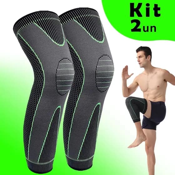 Joelheiras de Compressão Ortopédica Térmica – Suporte Para Dor no Joelho/ Treino/ Exercícios e Articulação - WJ