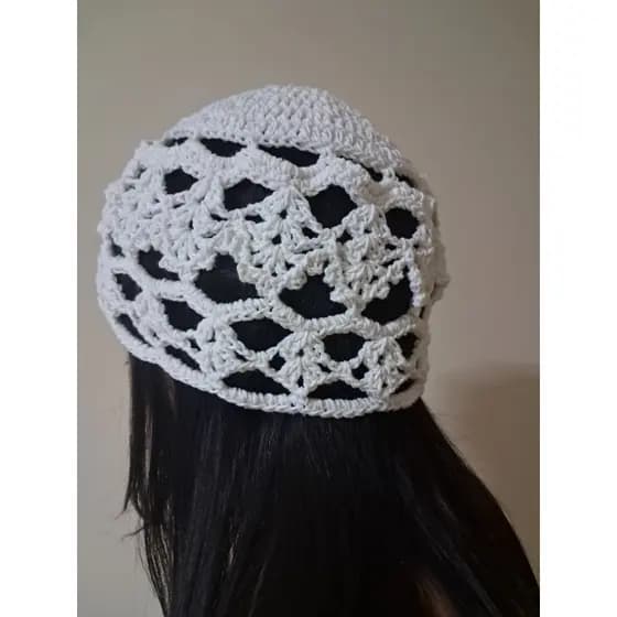 Bandanas em crochê Headpiece/bandana Halloween em crochê/faixa de cabelo acessório tendência/