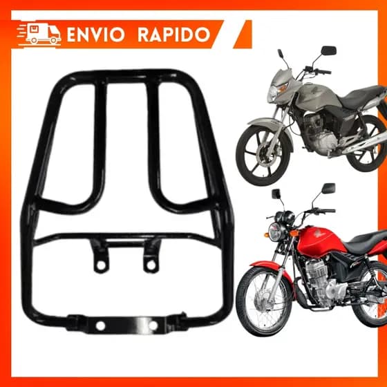 Bagageiro Churrasqueira Maciço Moto Titan 150 Mix 2009 2010 2011 2012 2013 Fan 125 2009
