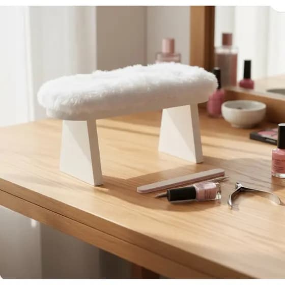 Apoio Nail designer pelucia charme com qualidade é ótimo acabamento
