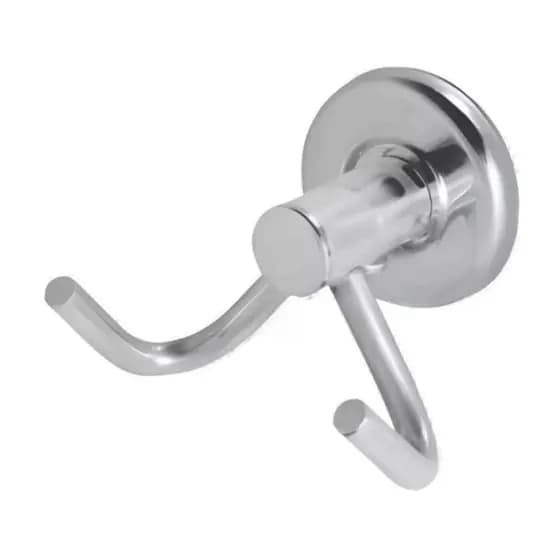 Gancho Cabide Duplo Cromado Toalha Banheiro Aço Inox Alumínio