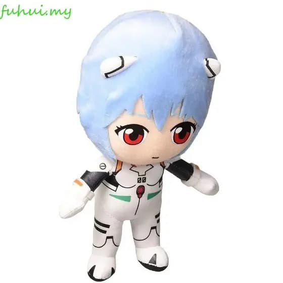 Brinquedos de Pelúcia FUHUI Evangelion Presente de Natal Kawaii Rei Princesa Almofada 20CM Ayanami Rei HF8F