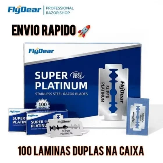 Lâmina Flydear corte barbeiro barba sobrancelhas designer depilaçao Profissional