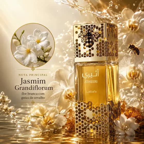 Perfume Lattafa Atheeri EDP 100ml Baunilha e Floral Marcante