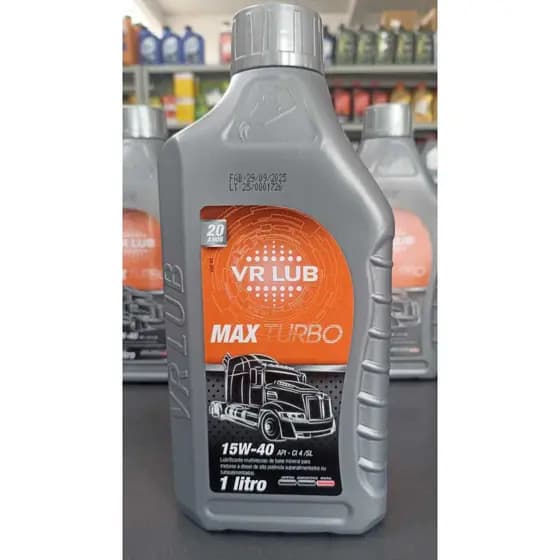 Óleo Motor Diesel 15w40 Max Turbo Vr Lub Ci-4 - 1lt