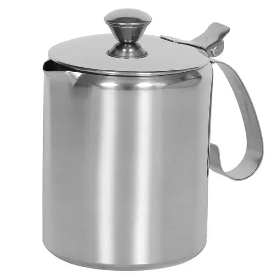 Leiteira Bule Para Café Chá Leite De Aço Inox 600 Ml