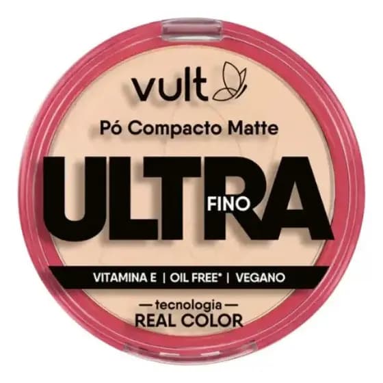 Vult Pó Compacto Matte Ultrafino 9g - Cor V400 Vult Ultrafino Pó Compacto Matte Ultrafino Cor V400