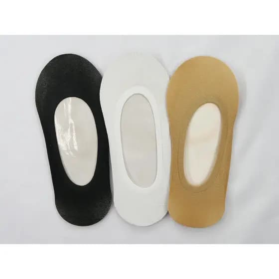 Kit 3/12 Pares de Meias Sapatilha Fina Invisível Feminina Alta Qualidade 35/40 Feminino/523