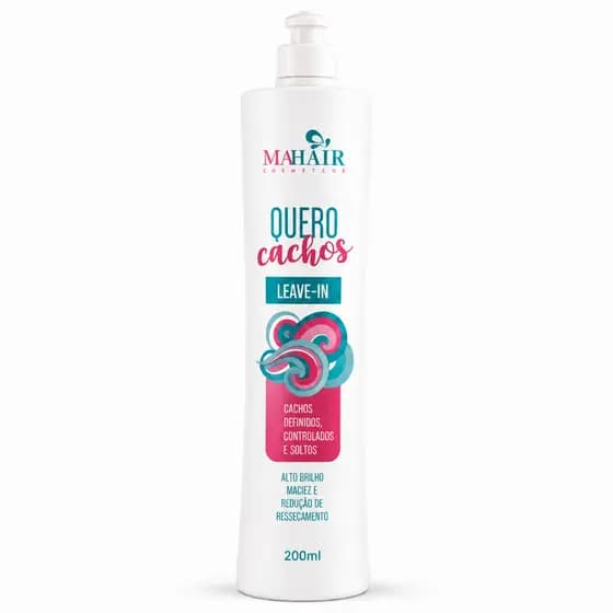 Creme de Pentear Mahair Ativador de Cachos Finalizador Quero Cachos - Promoção !