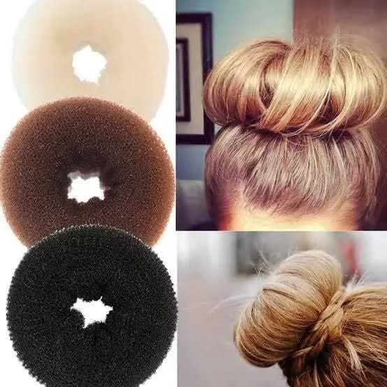 Esponjas Rosquinha Donut Hair Para Coque Perfeito Ballet E Festas
