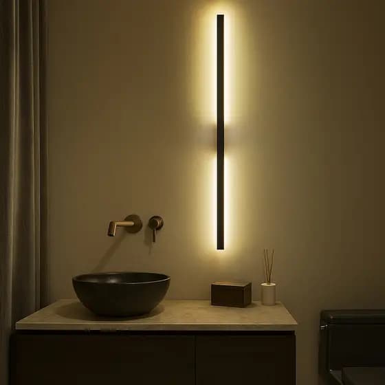 Arandela Luminária Parede Linear Slim Led 60cm