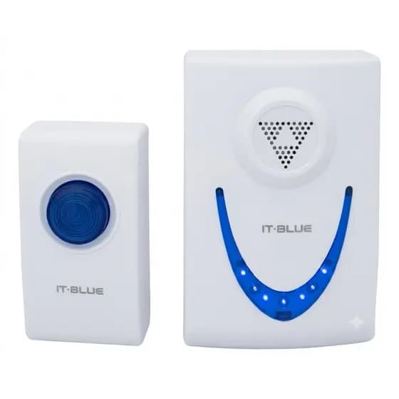 Campainha Sem Fio It-Blue Sd-174A 50m 32 Melodias Alimentação Pilhas