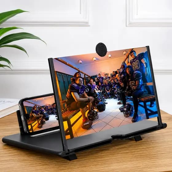 Amplificador De Imagem Da Tela Do Celular Lupa 3D 21,6CM*16,6CM*2,7CM Promoção