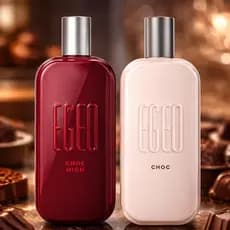Egeo Choc High 60ml Feminino Dupla de Body Splash, Perfume Chocolate Duradouro