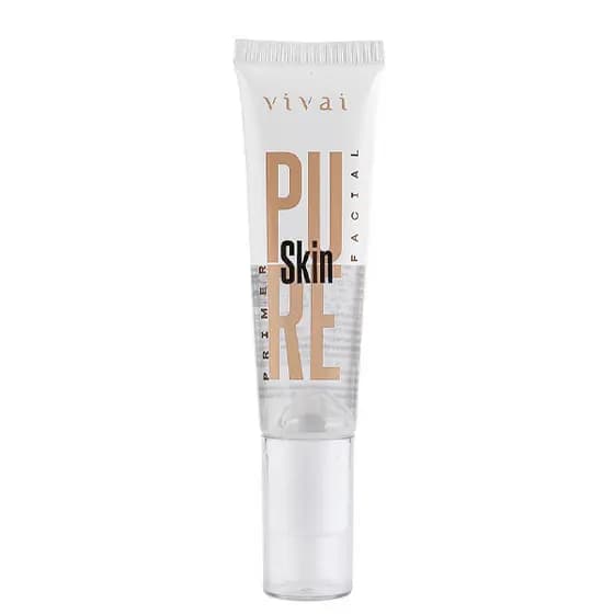 Primer Facial Pure Skin Vivai – Efeito Blur | Disfarça Poros | Controla a Oleosidade | Longa Duração