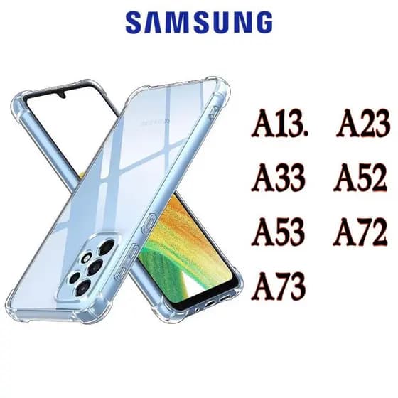 BGM-Capa transparente capinha TPU Anti Shock Impacto samsung A13 A14 A16 A23 A33 A53 A52 A72 A34 A35 A36 A52 A53 A54