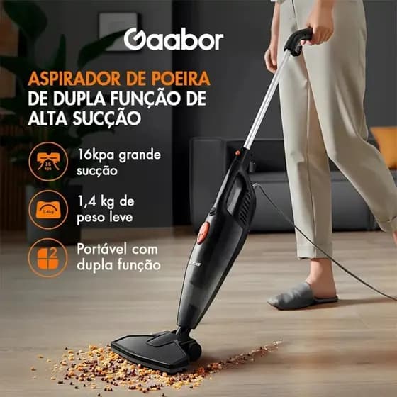 Aspirador de Pó Smart Sweep 220V 2 em 1 Gaabor