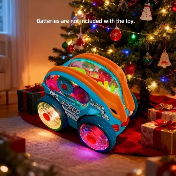 Novo Caminhão Basculante Automático 2026, Carro de Brinquedo com Luzes Coloridas e Música, Rolamento Automático, um Brin