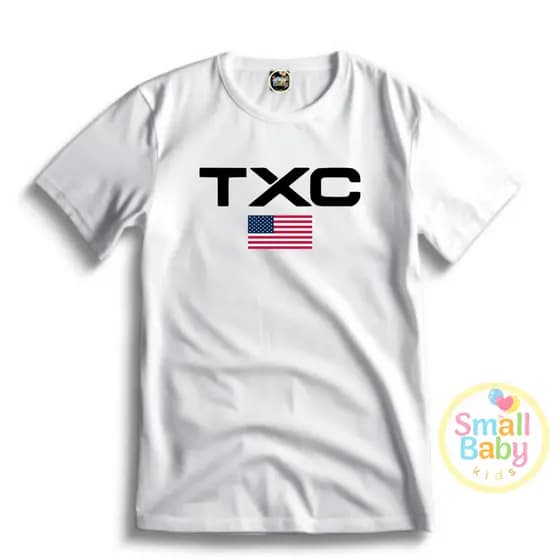 Camisa/Camiseta Infantil Unissex TXC USA Country em Algodão