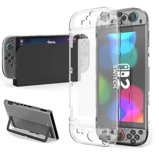 Capa Protetora Tpu Transparente Para Nintendo Switch 2
