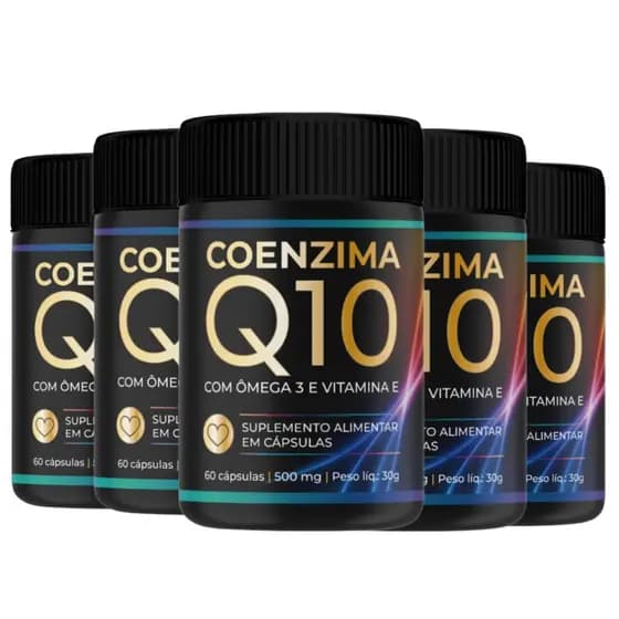 Coenzima Q10 C/omega 3 e vitamina E 60 cáps N Nature